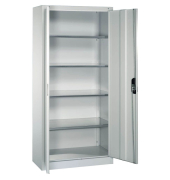 Stahlschrank 08920-00 S10094 lichtgrau 93,0 x 40,0 x 195,0 cm, aufgebaut